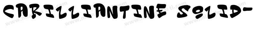 Carilliantine Solid字体转换